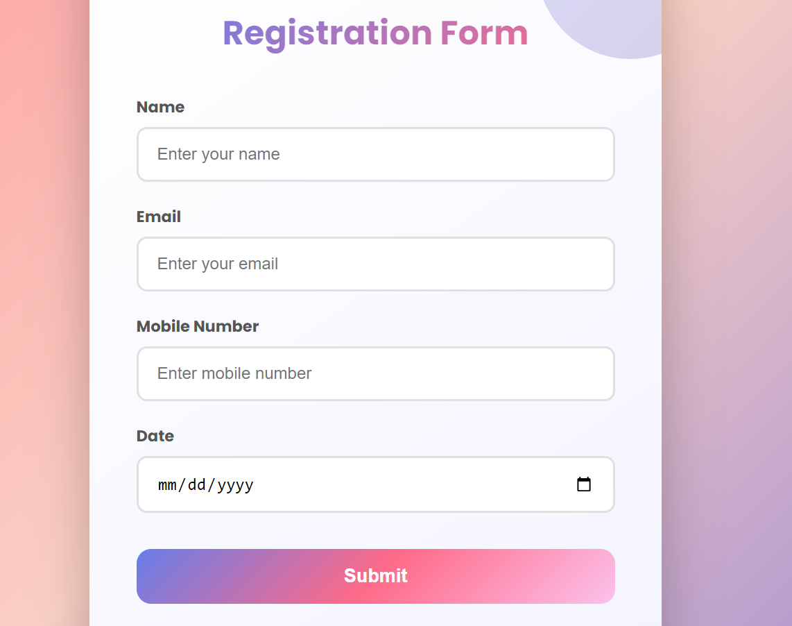 Form Submission